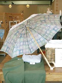 アンキャシェット　Encachette　フルーリアンブレラ　晴雨兼用日傘　防水加工　UVカット加工