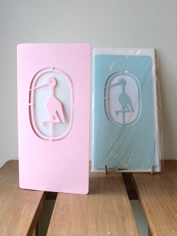 Livngly　リビングリー　コウノトリグリーティングカード